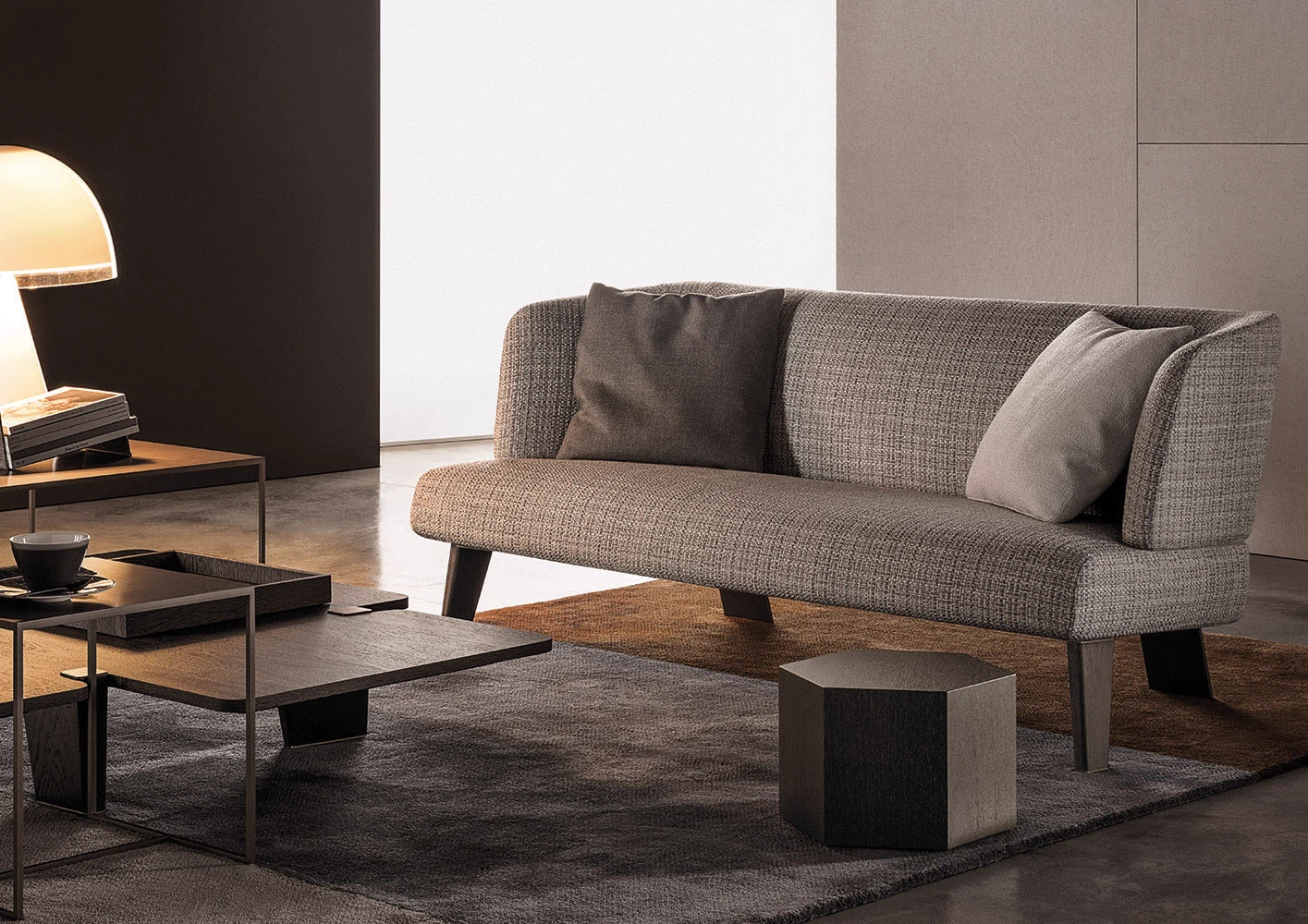 Диван Reeves 'Lounge Sofa" — Minotti, кожа, фото 3