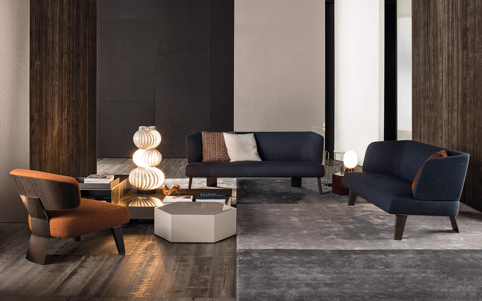 Диван Reeves 'Lounge Sofa" — Minotti, кожа, фото 4