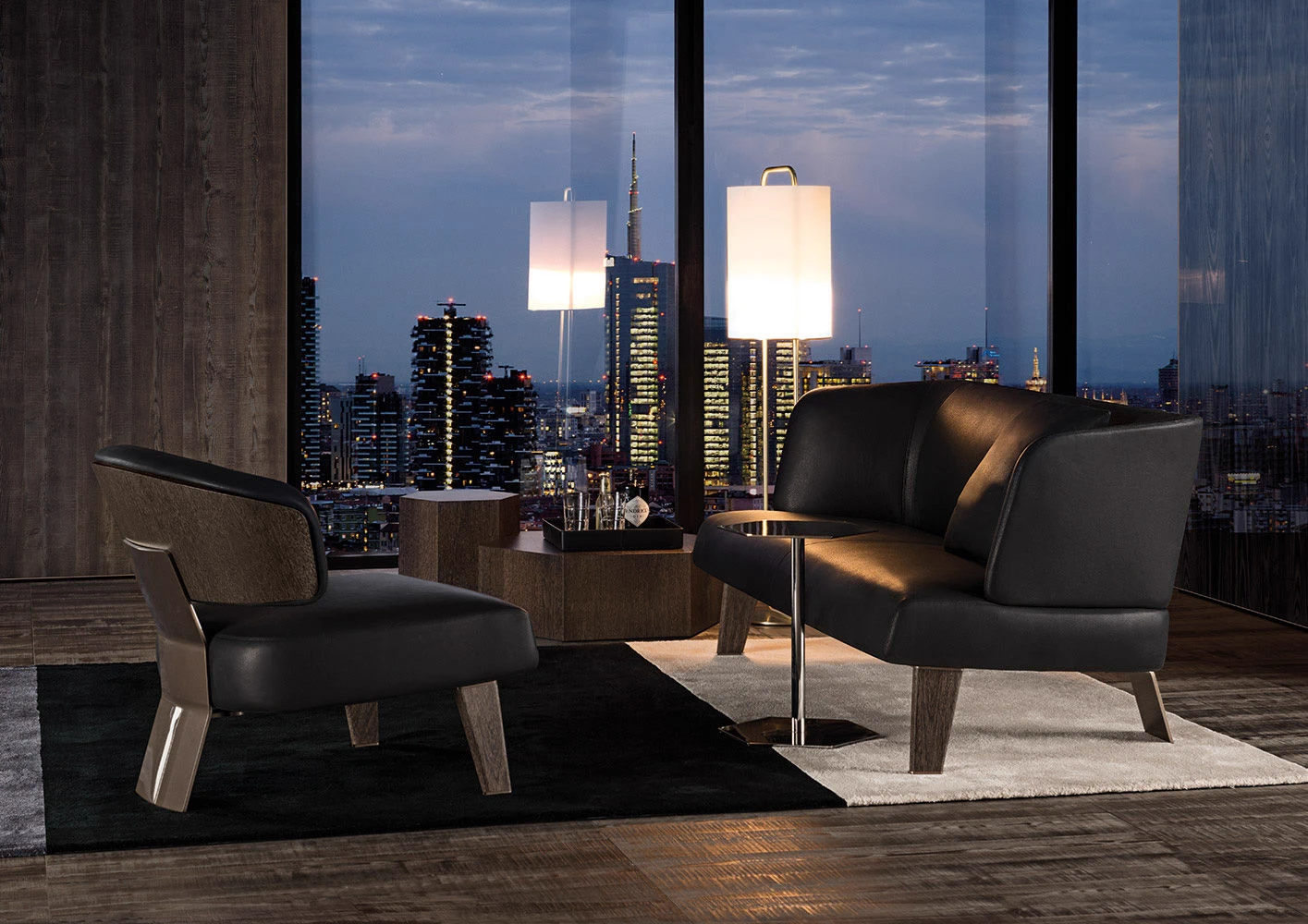 Диван Reeves 'Lounge Sofa" — Minotti, кожа, фото 6