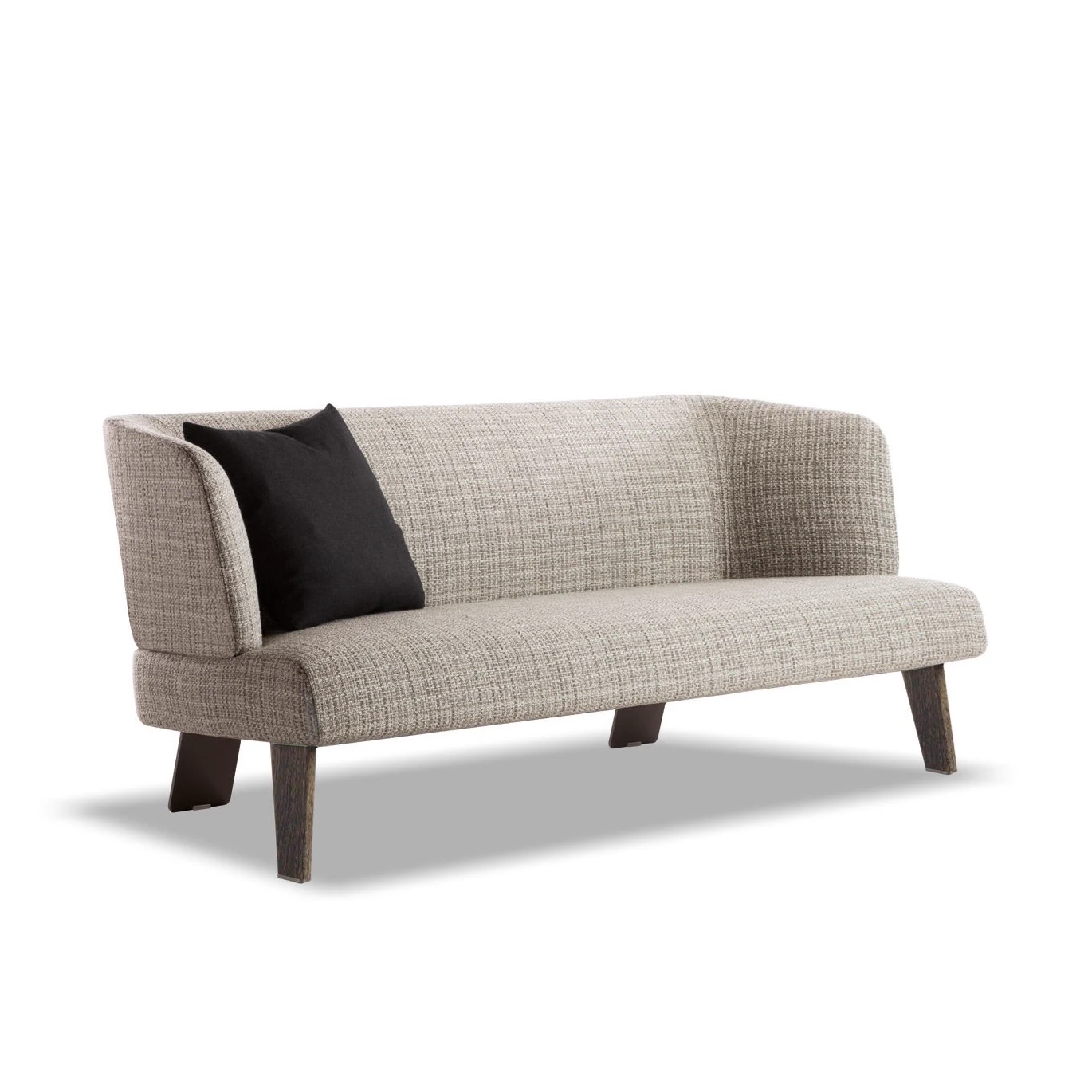 Каркас и наполнение: дерево, металл. Современный дизайн Диван Reeves 'Lounge Sofa" — Minotti, кожа