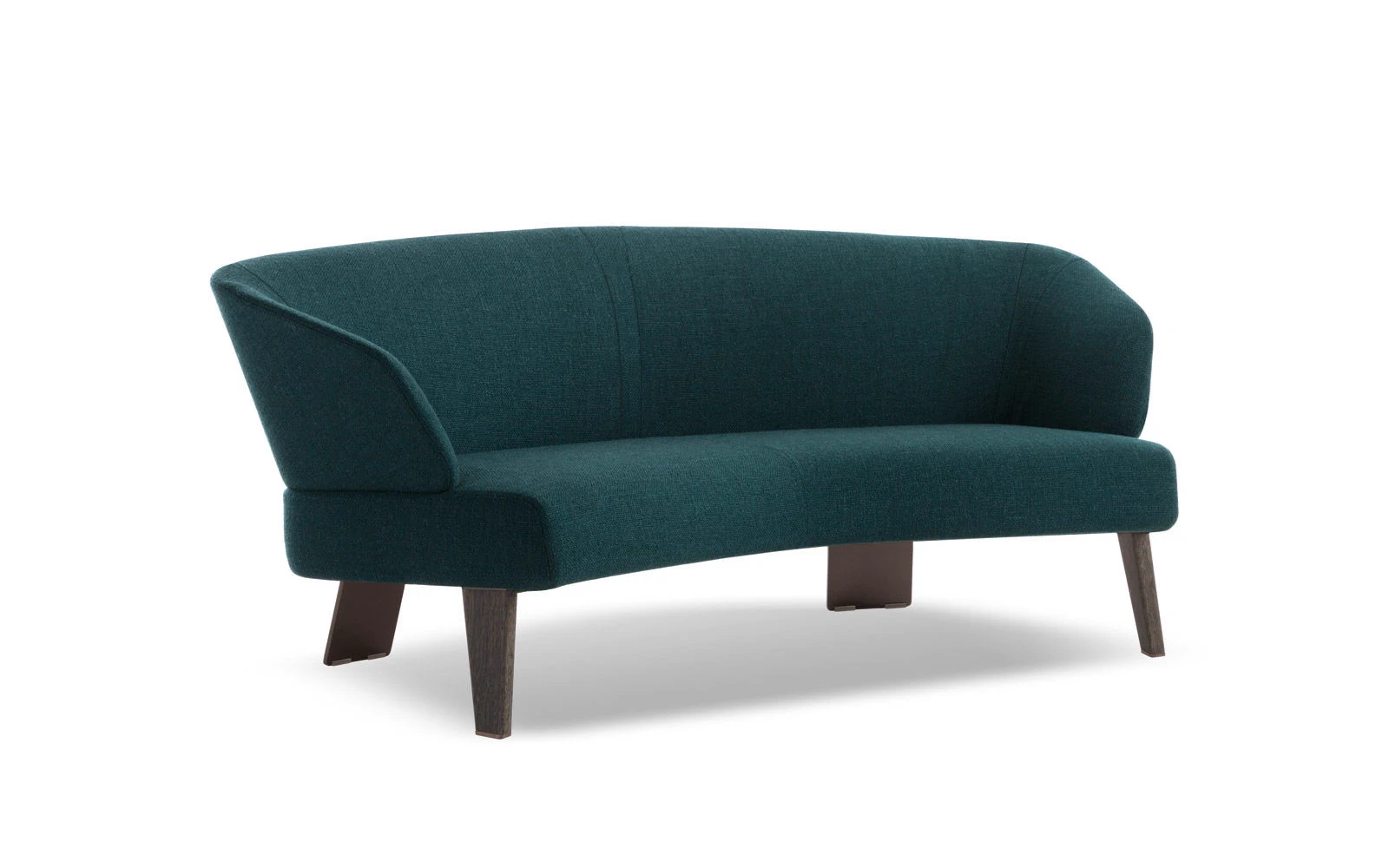 Диван Reeves "Semi-Round Lounge Sofa" — Minotti, кожа, фото 2