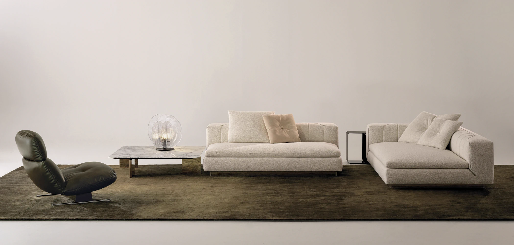Диван Riley — Minotti, кожа, фото 2