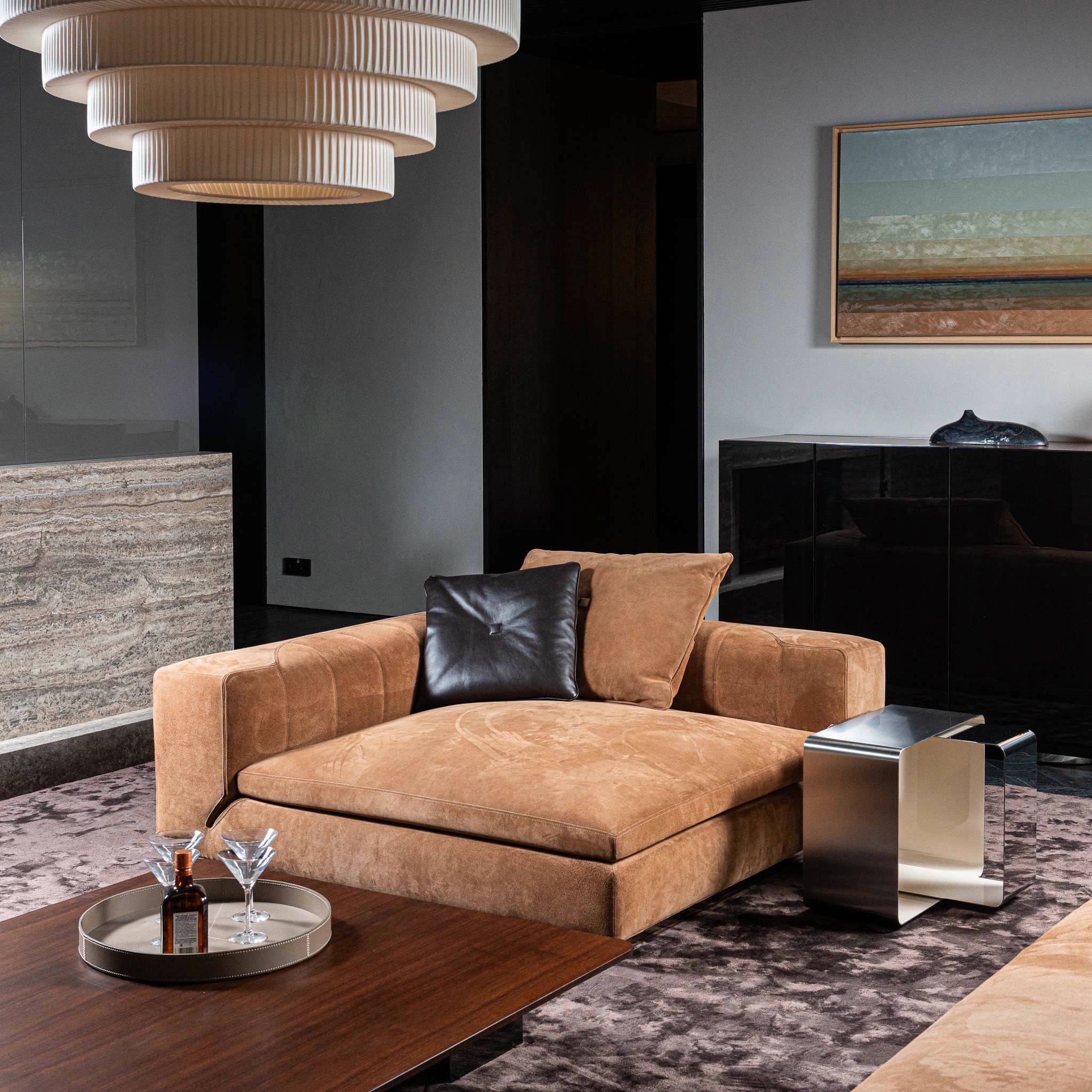 Лежанка Riley — Minotti, кожа