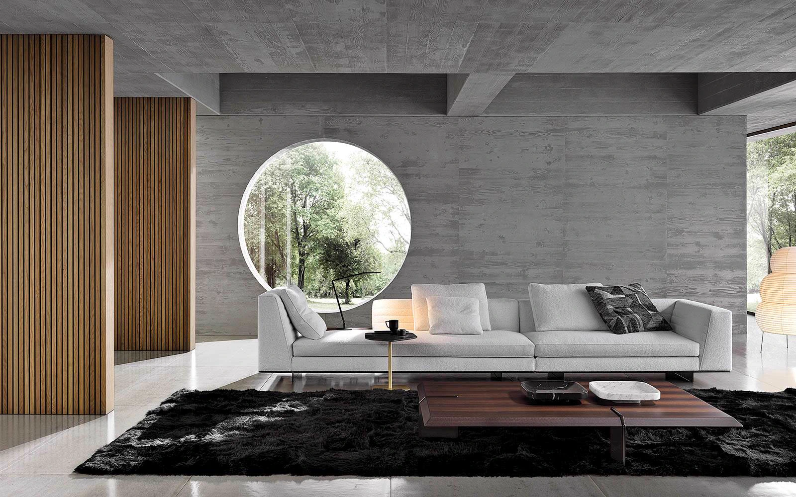 Диван Roger — Minotti, кожа, фото 6