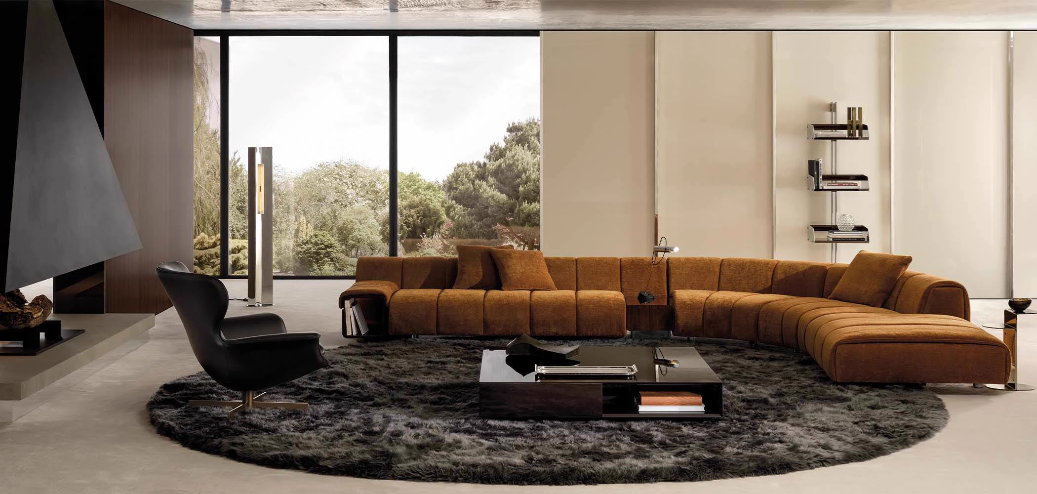 Диван Ruffle — Minotti, кожа, фото 3