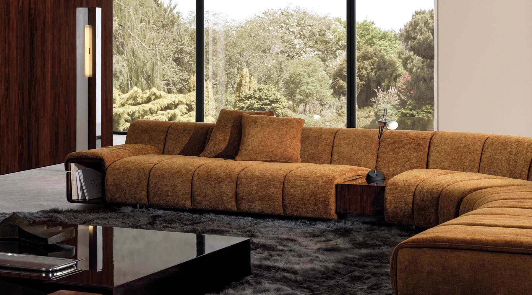 Диван Ruffle — Minotti, кожа, фото 4