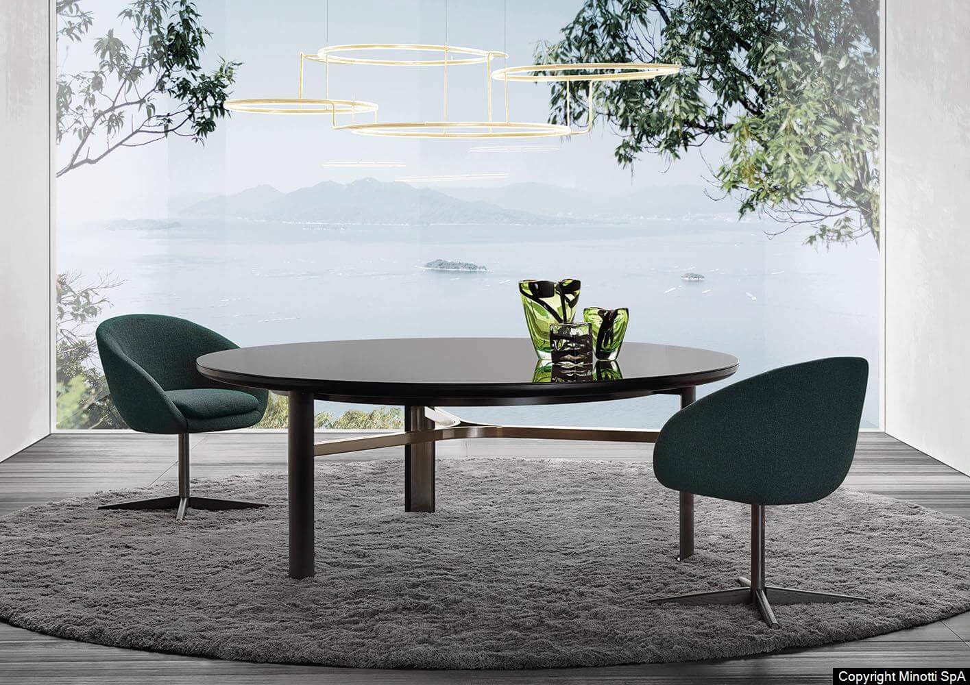 Стул Russell "Dining" — Minotti, кожа, фото 2