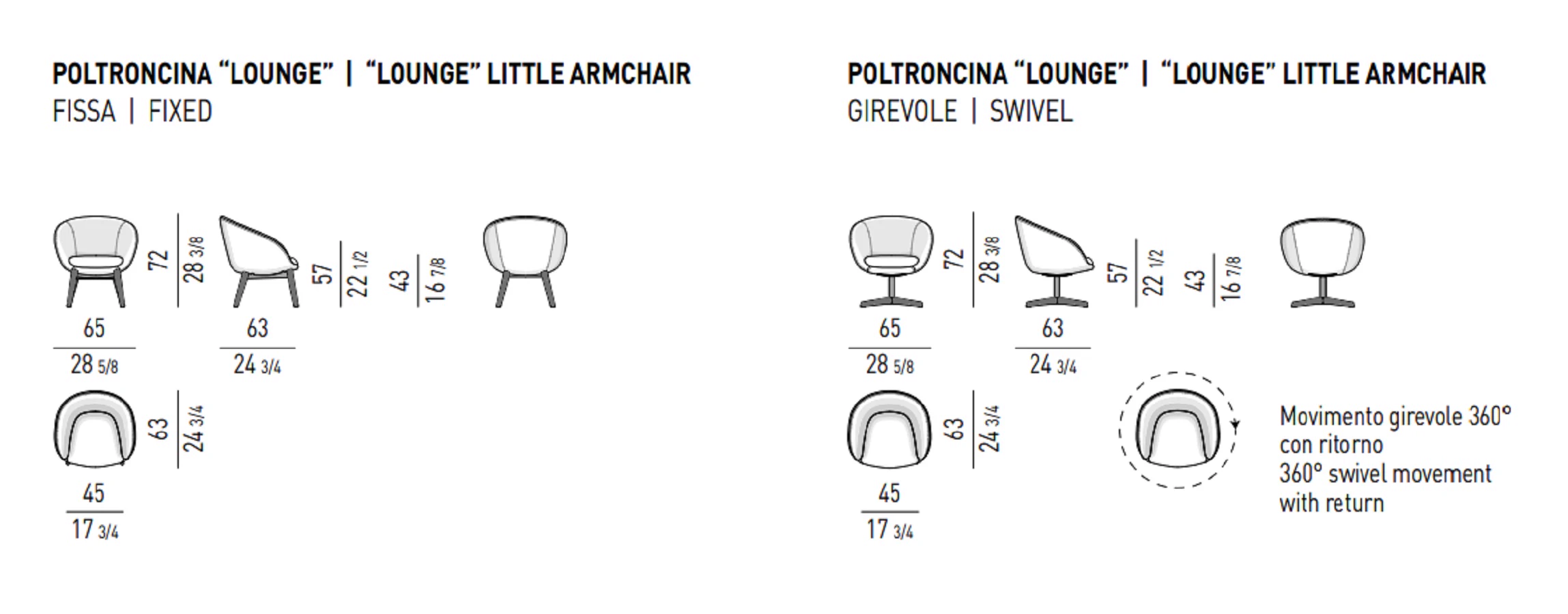 Стул Russell "Lounge" — Minotti, кожа, фото 3