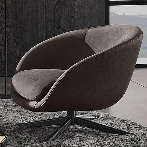Кресло Russell — Minotti, кожа, фото 4