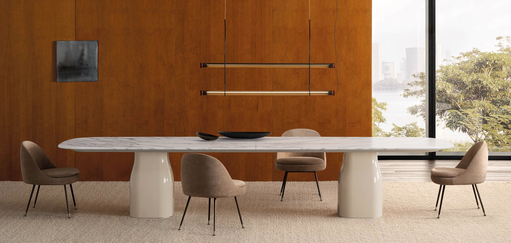 Стол Saki "Table" — Minotti, дерево, фото 5