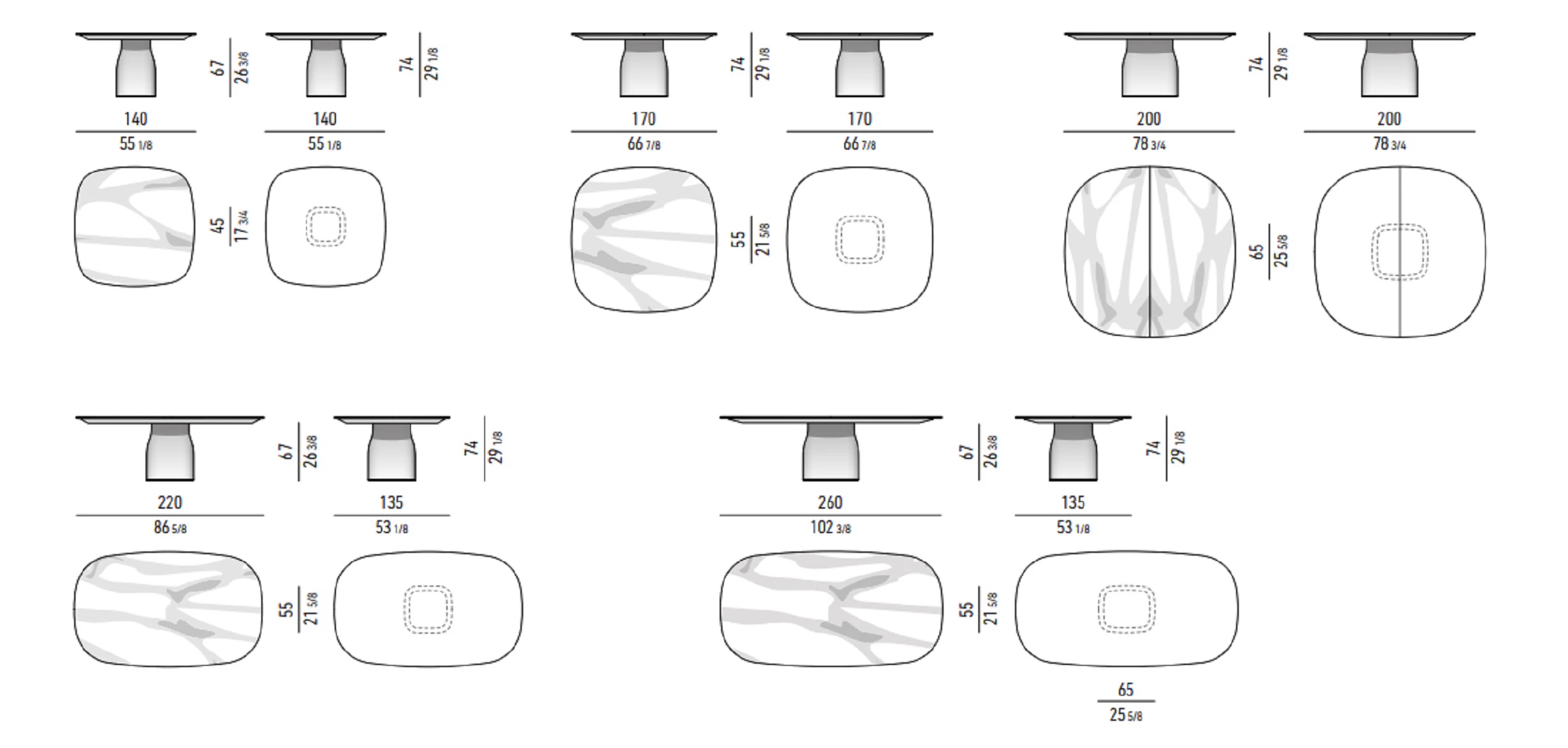 Стол Saki "Table" — Minotti, дерево, фото 6