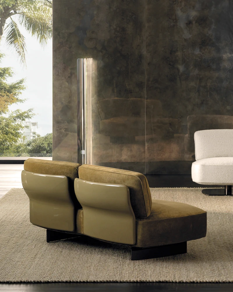 Диван Saki — Minotti, кожа, фото 4