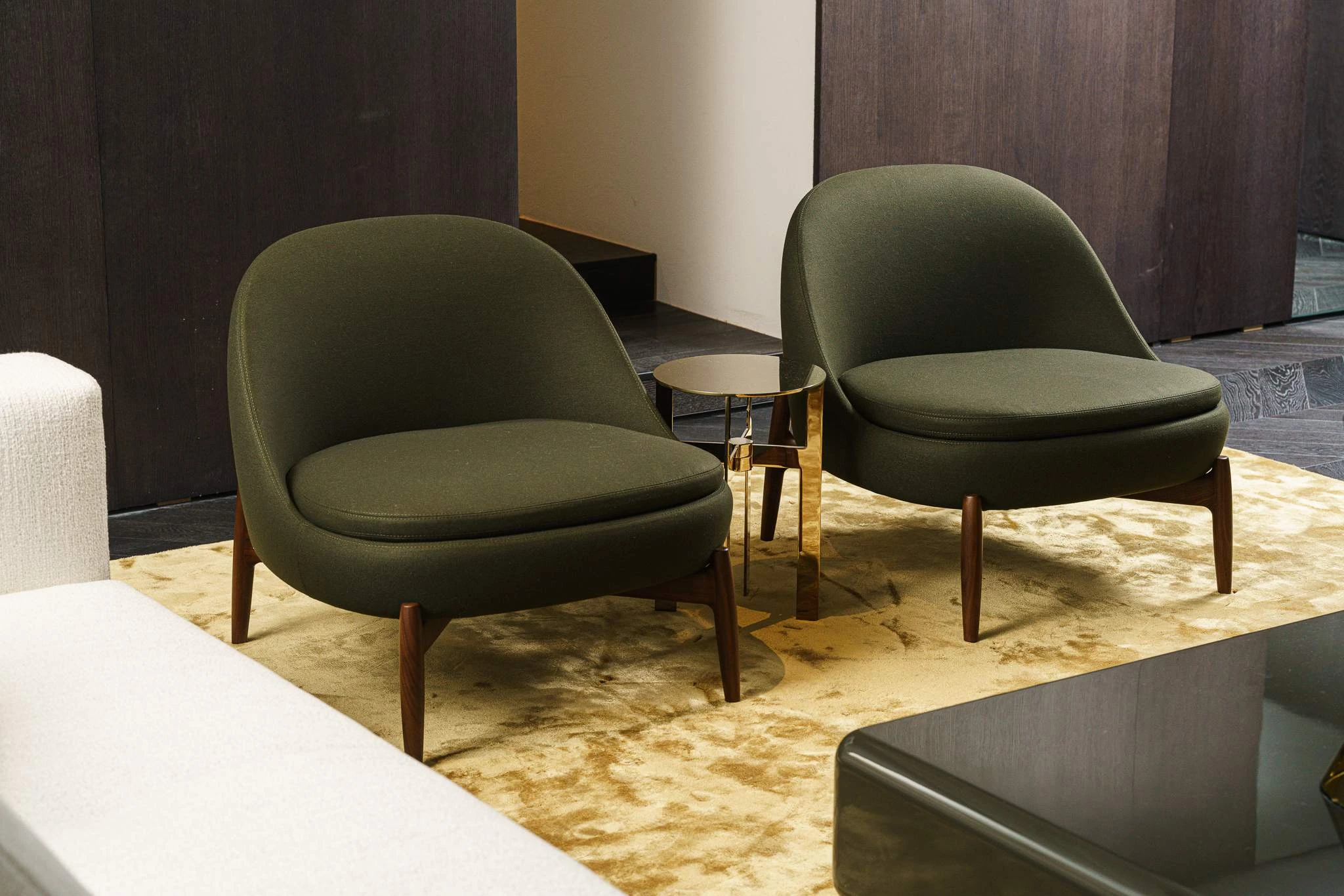 Кресло Sendai Fixed — Minotti, кожа, фото 3