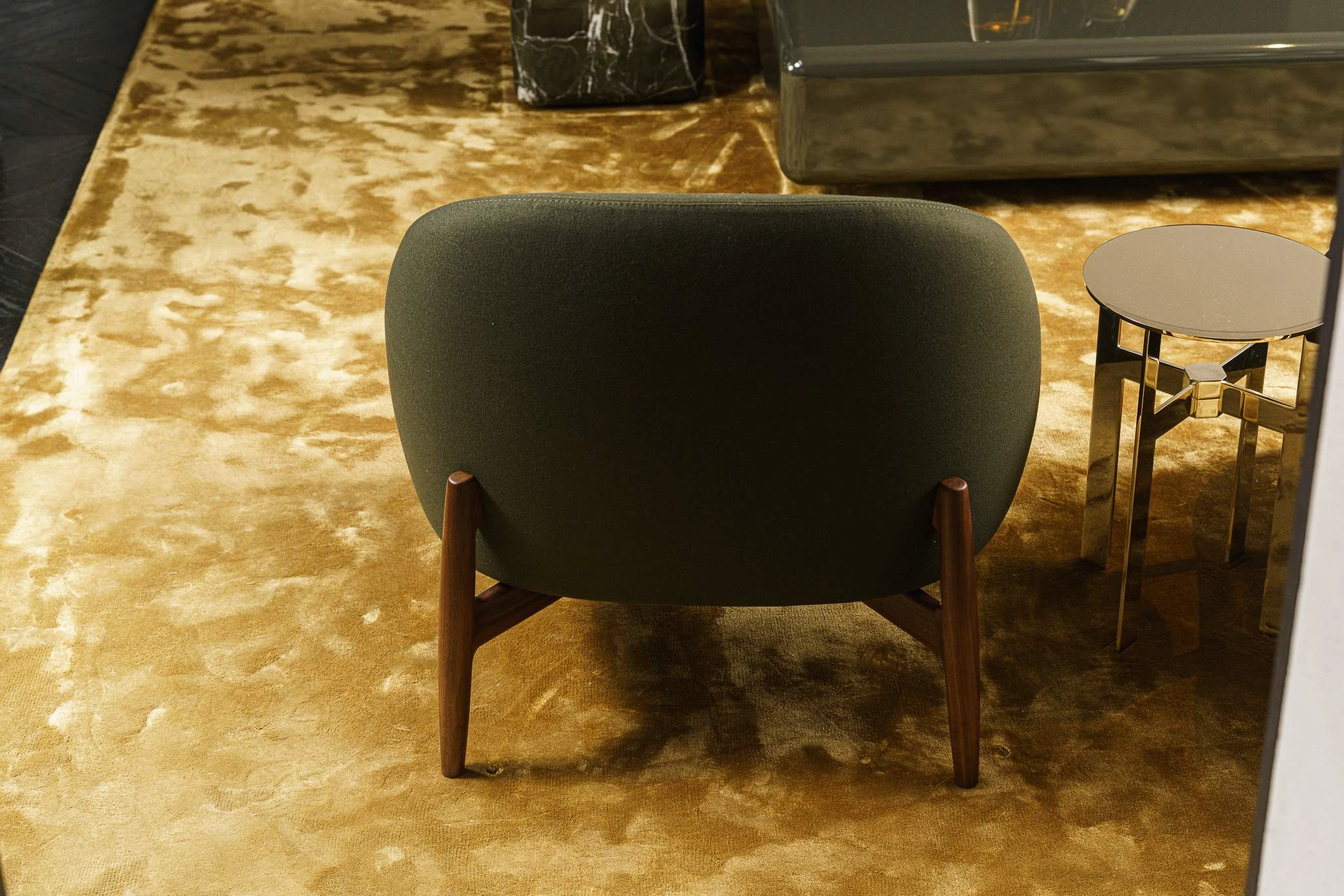 Кресло Sendai Fixed — Minotti, кожа, фото 4