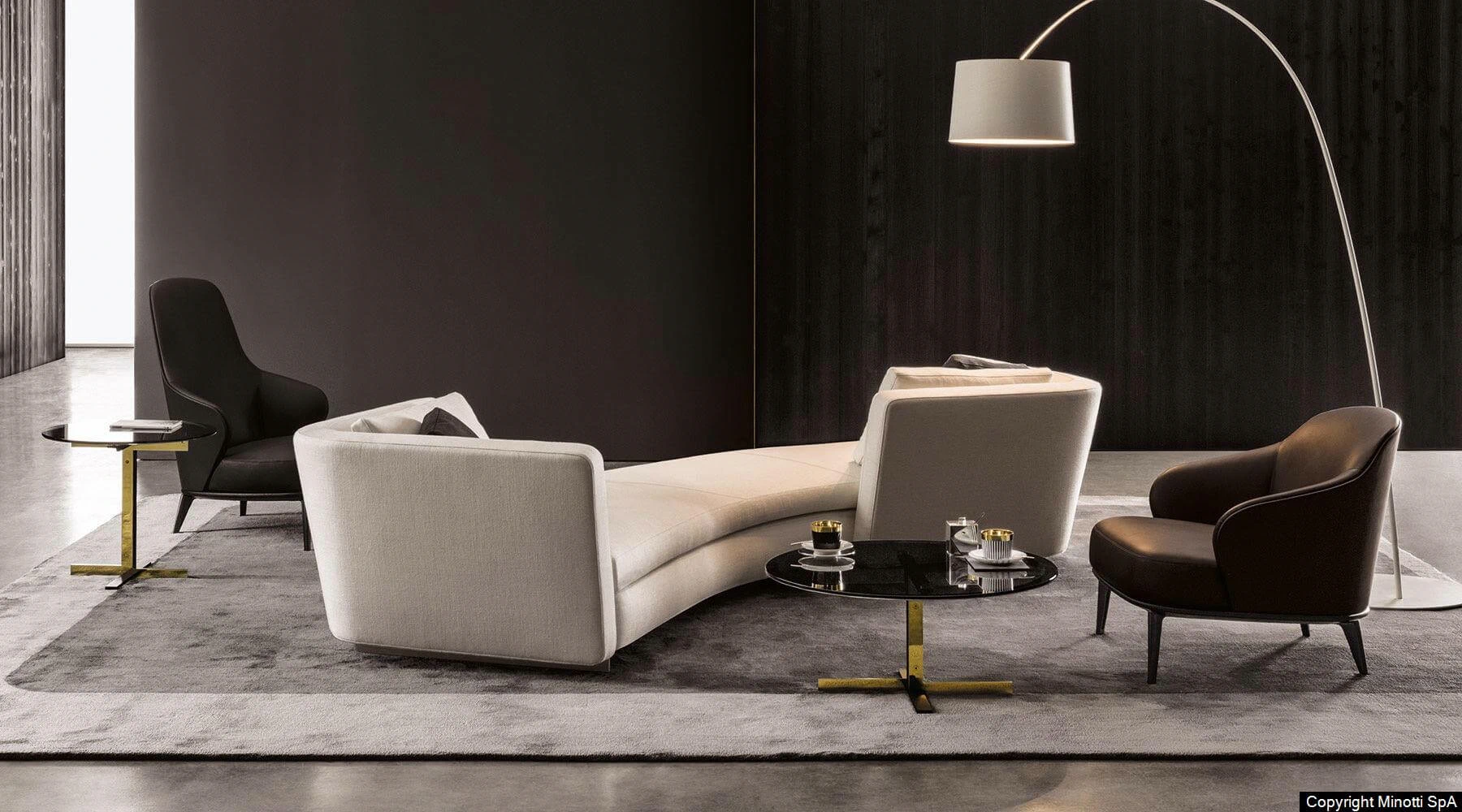 Модульный диван Seymour — Minotti, кожа, фото 2