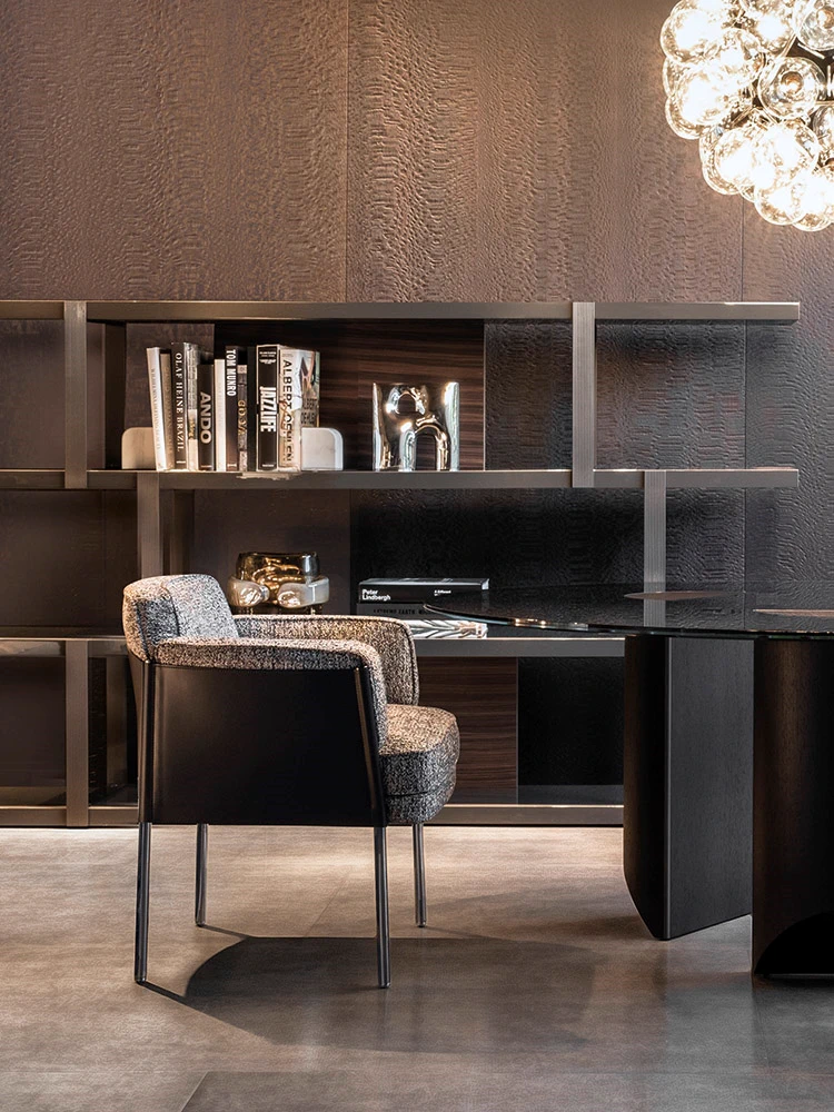 Стул Shelley "Dining" — Minotti, кожа, фото 3