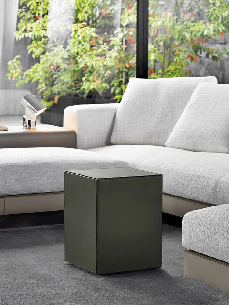 Пуф Solid "Saddle-Hide" — Minotti, кожа, фото 4