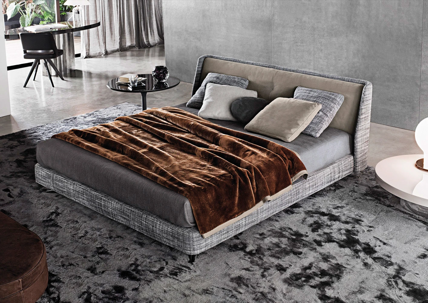 Кровать Spencer Bed — Minotti, кожа, фото 4