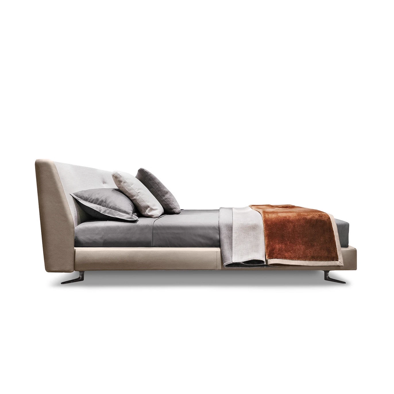 Кровать Spencer Bed — Minotti, кожа