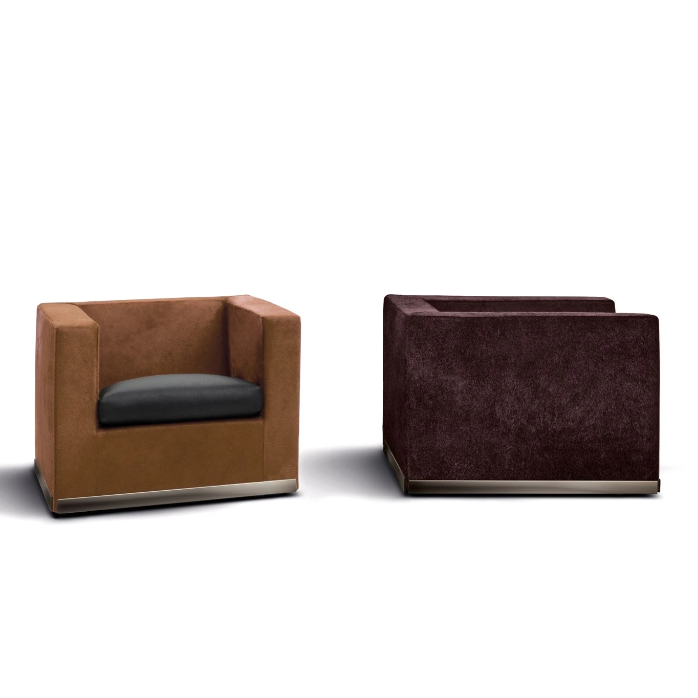 Кресло Suitcase Line — Minotti, кожа, фото 2