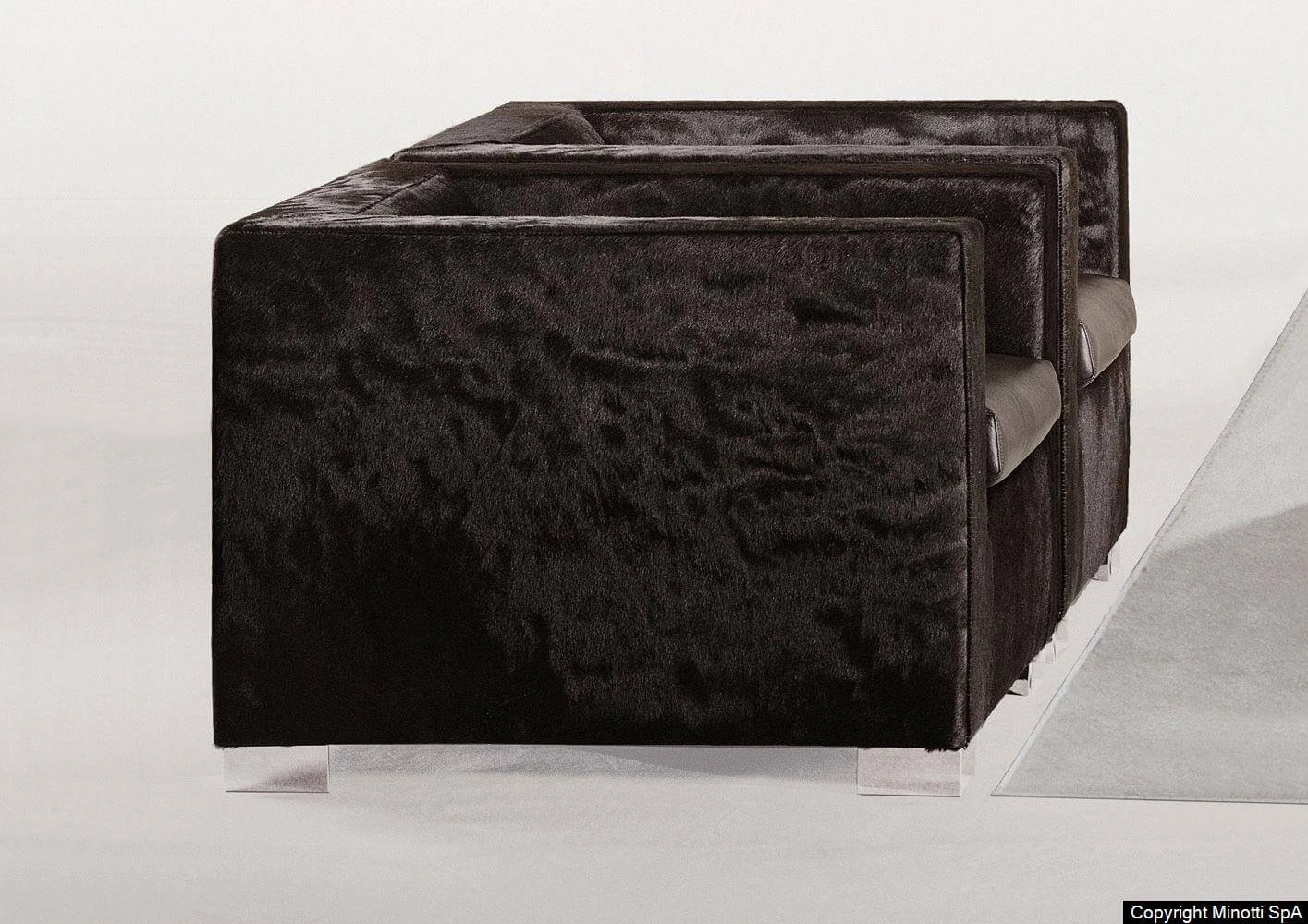 Кресло Suitcase Line — Minotti, кожа, фото 4