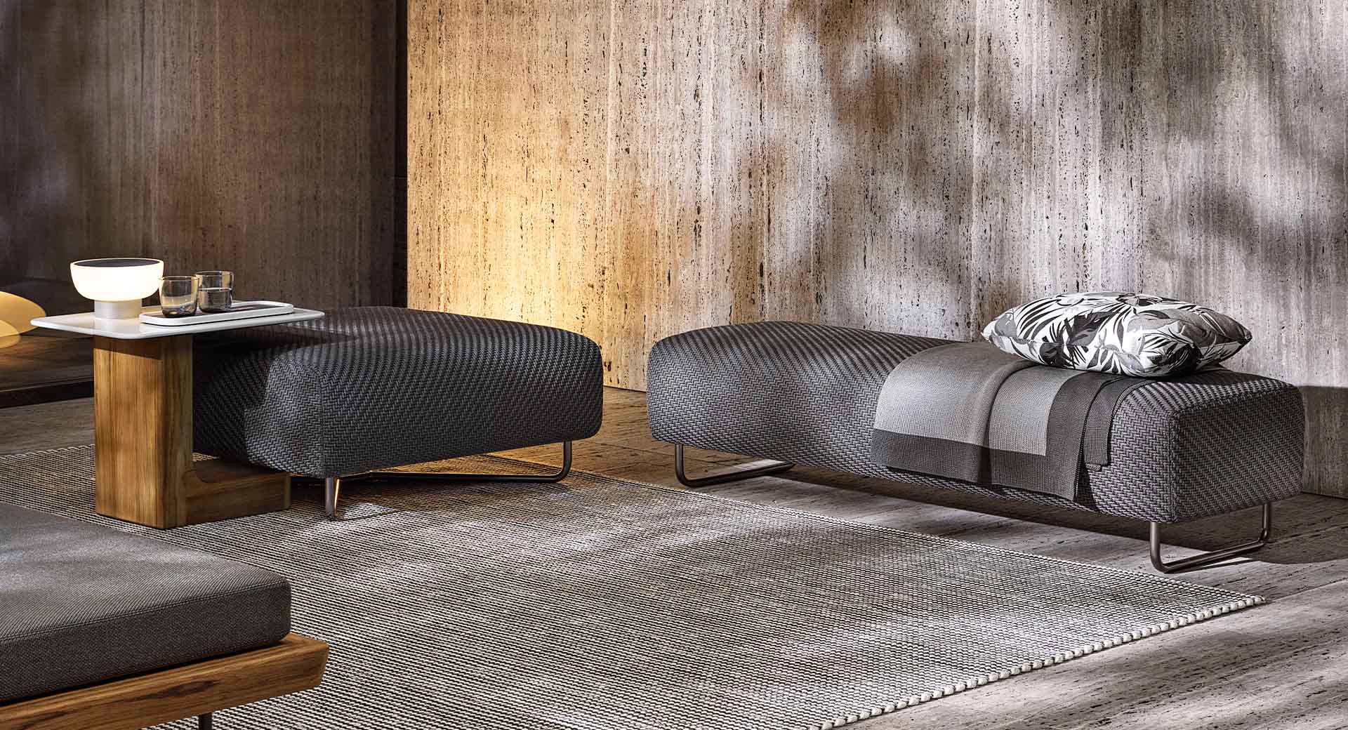 Банкетка Sunray Luke — Minotti, фото 3