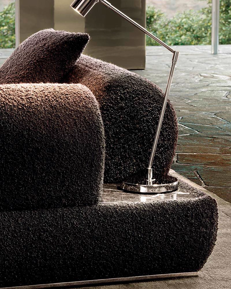 Диван Кушетка Supermoon — Minotti, кожа, фото 5