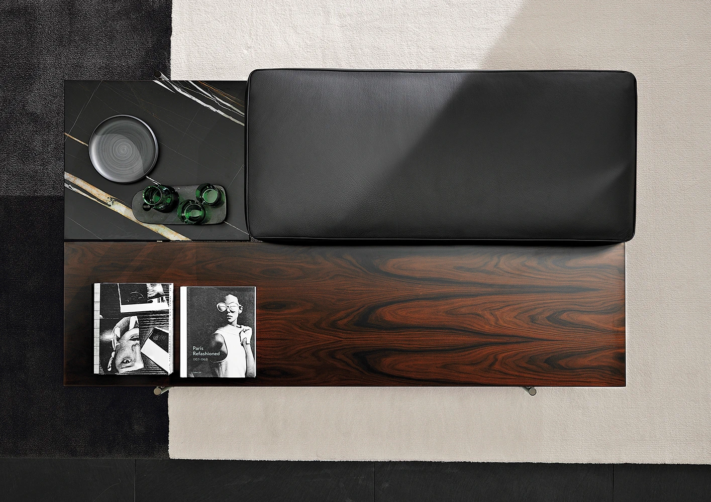 Банкетка Superquadra — Minotti, кожа, фото 4