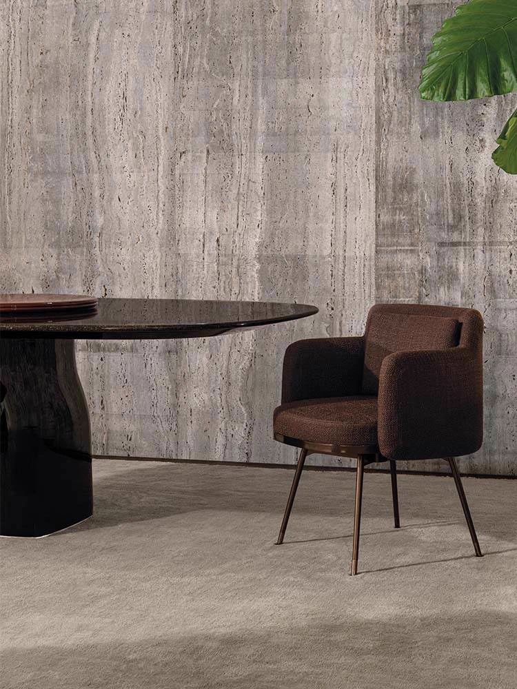Стул Tape "Dining" — Minotti, кожа, фото 2