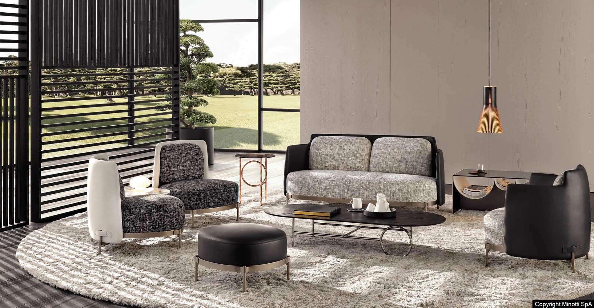 Диван Tape — Minotti, кожа, фото 4
