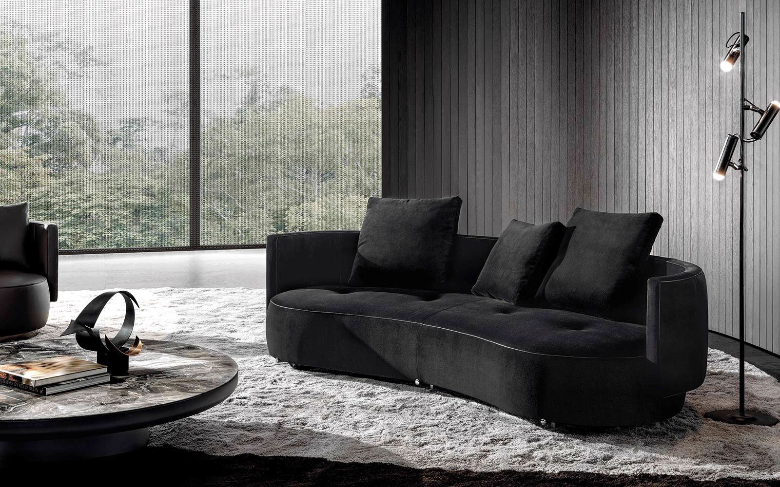 Диван Torii Bold — Minotti, кожа, фото 6