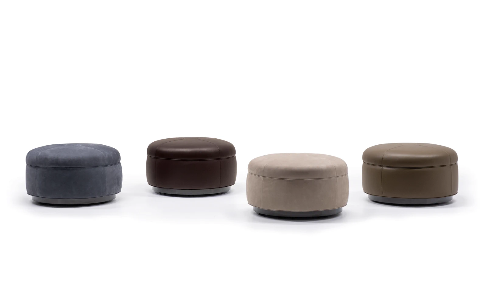 Пуф Tuffet — Minotti, кожа, фото 2