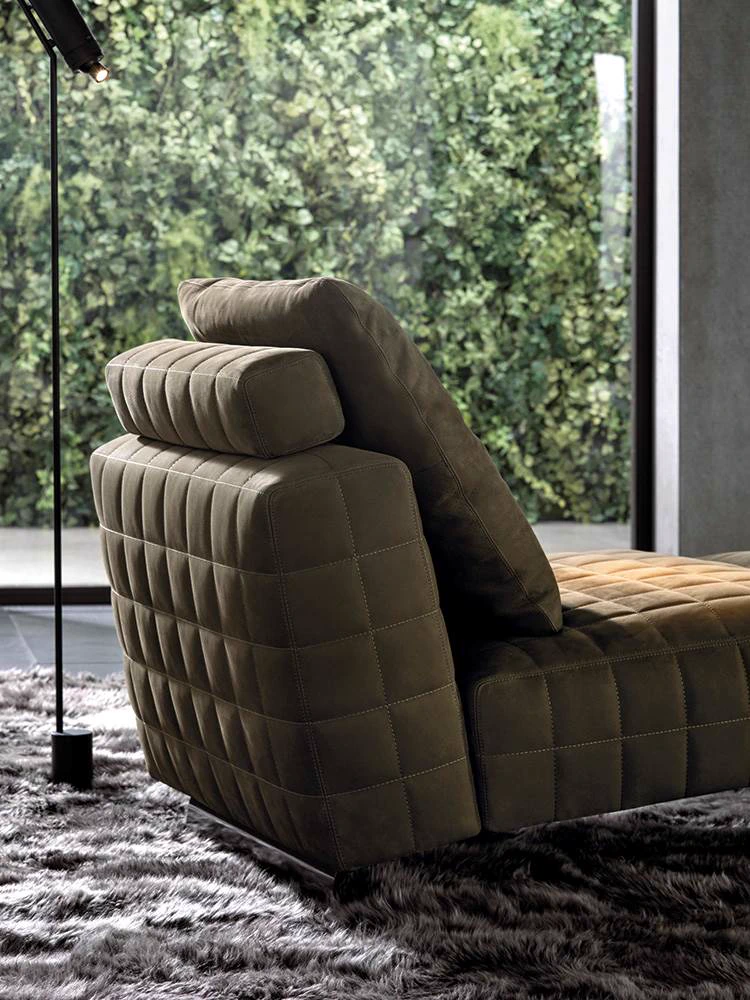Диван Кушетка Twiggy — Minotti, кожа, фото 4