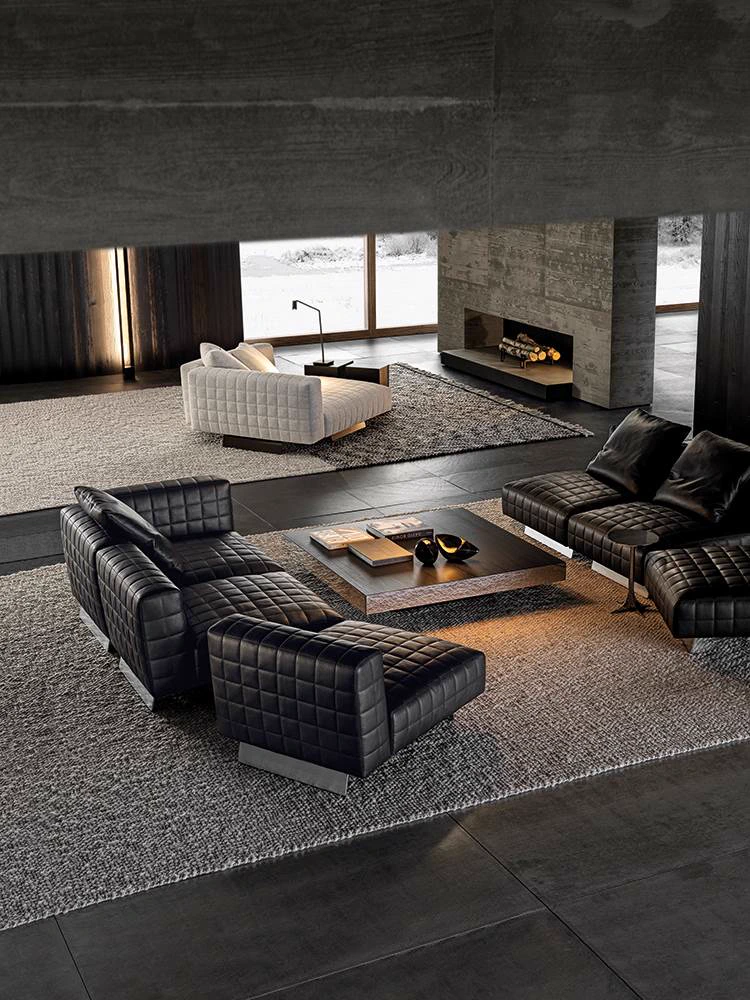Диван Twiggy — Minotti, кожа, фото 4