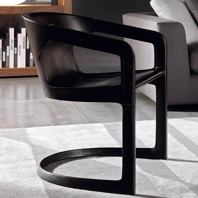 Стул Twombly — Minotti, кожа, фото 3
