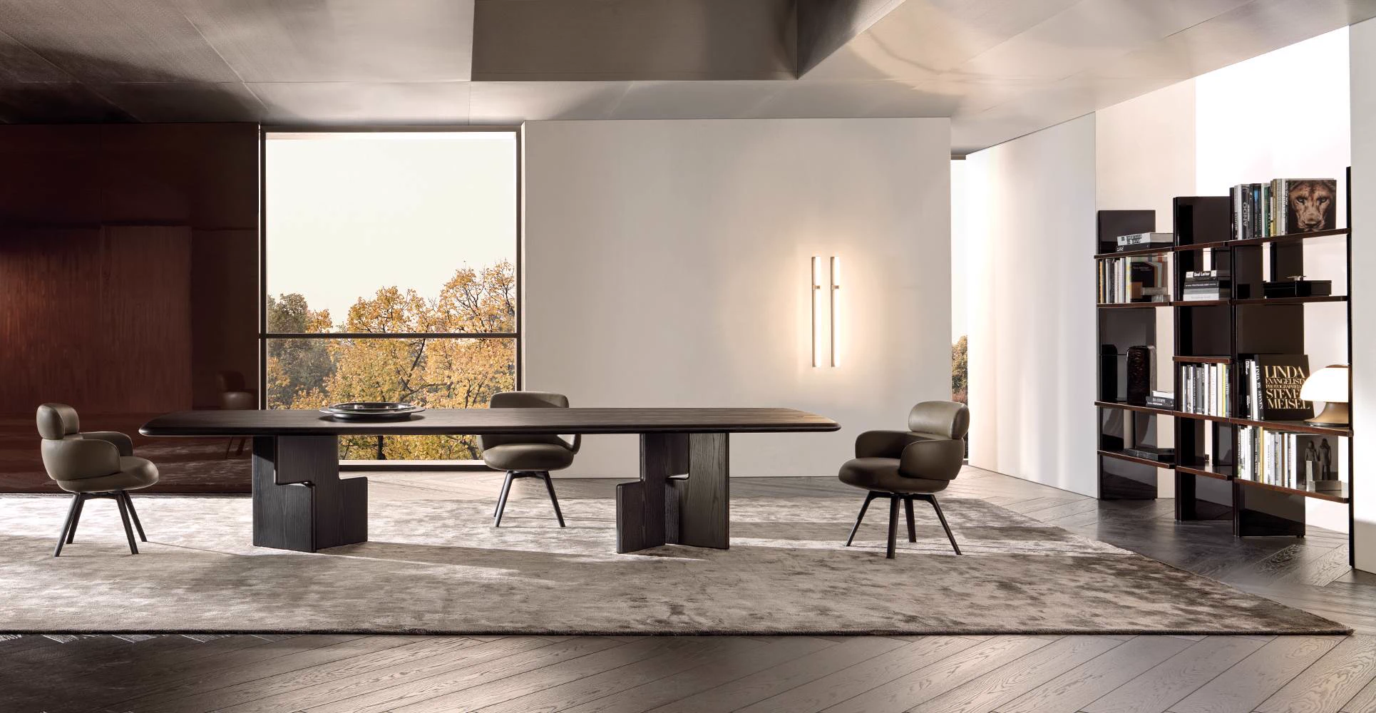 Стул Vivienne "Dining" — Minotti, кожа, фото 4