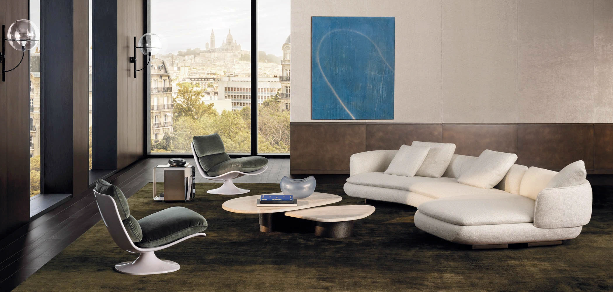 Диван Vivienne — Minotti, кожа, фото 3