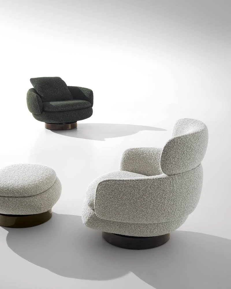 Кресло Vivienne — Minotti, кожа, фото 5