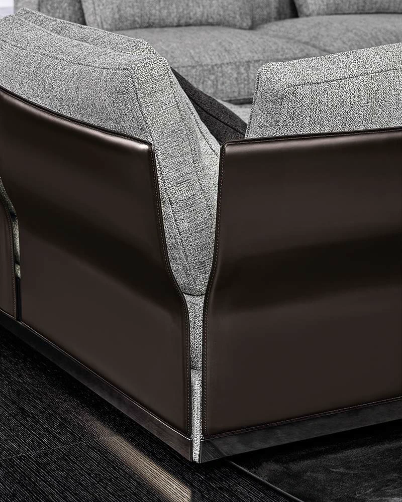 Диван West — Minotti, кожа, фото 4