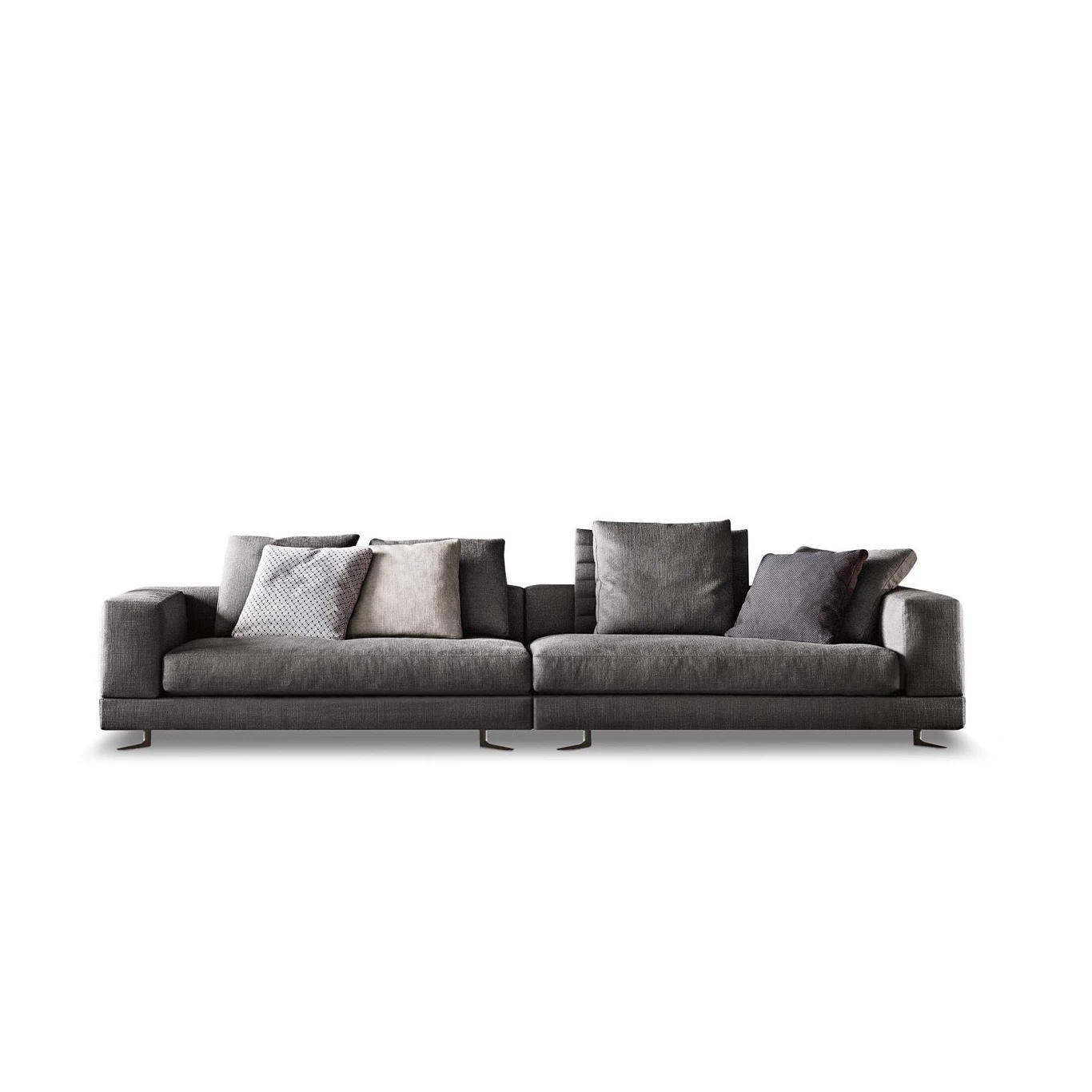 Модульный диван White — Minotti, кожа, фото 5