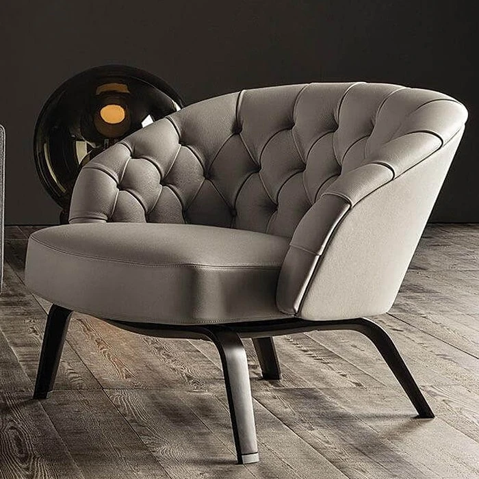 Кресло Winston — Minotti, кожа, фото 3