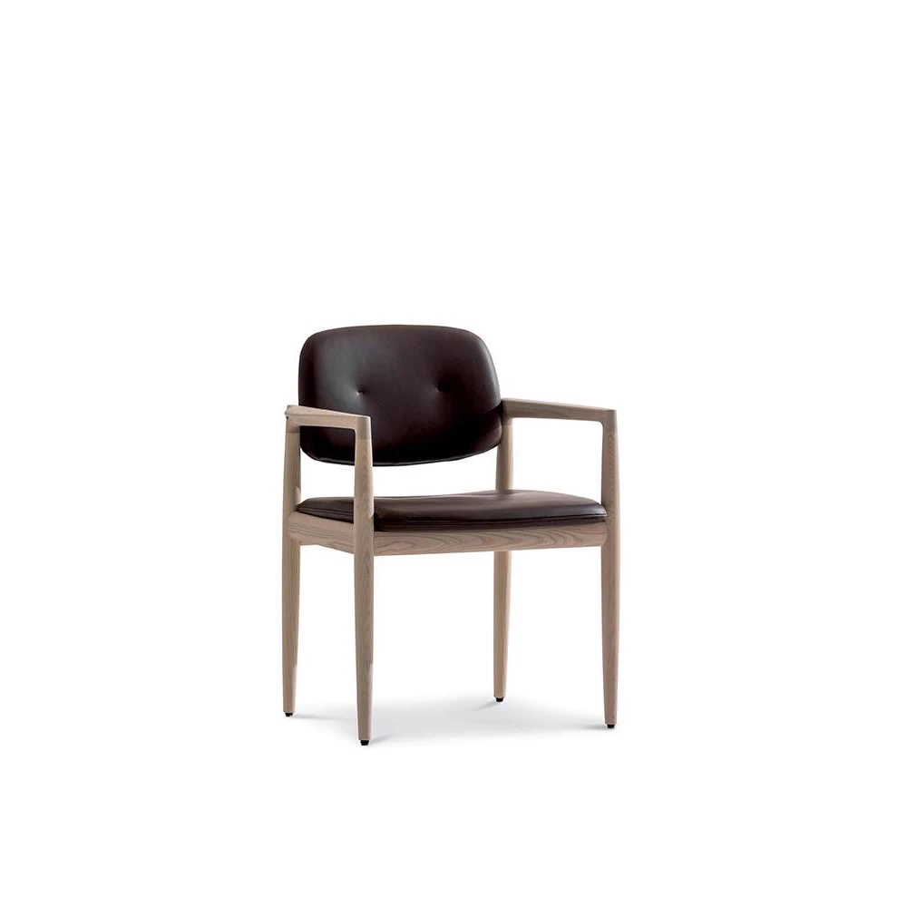 Стул Yoko "Dining" — Minotti, кожа, фото 3