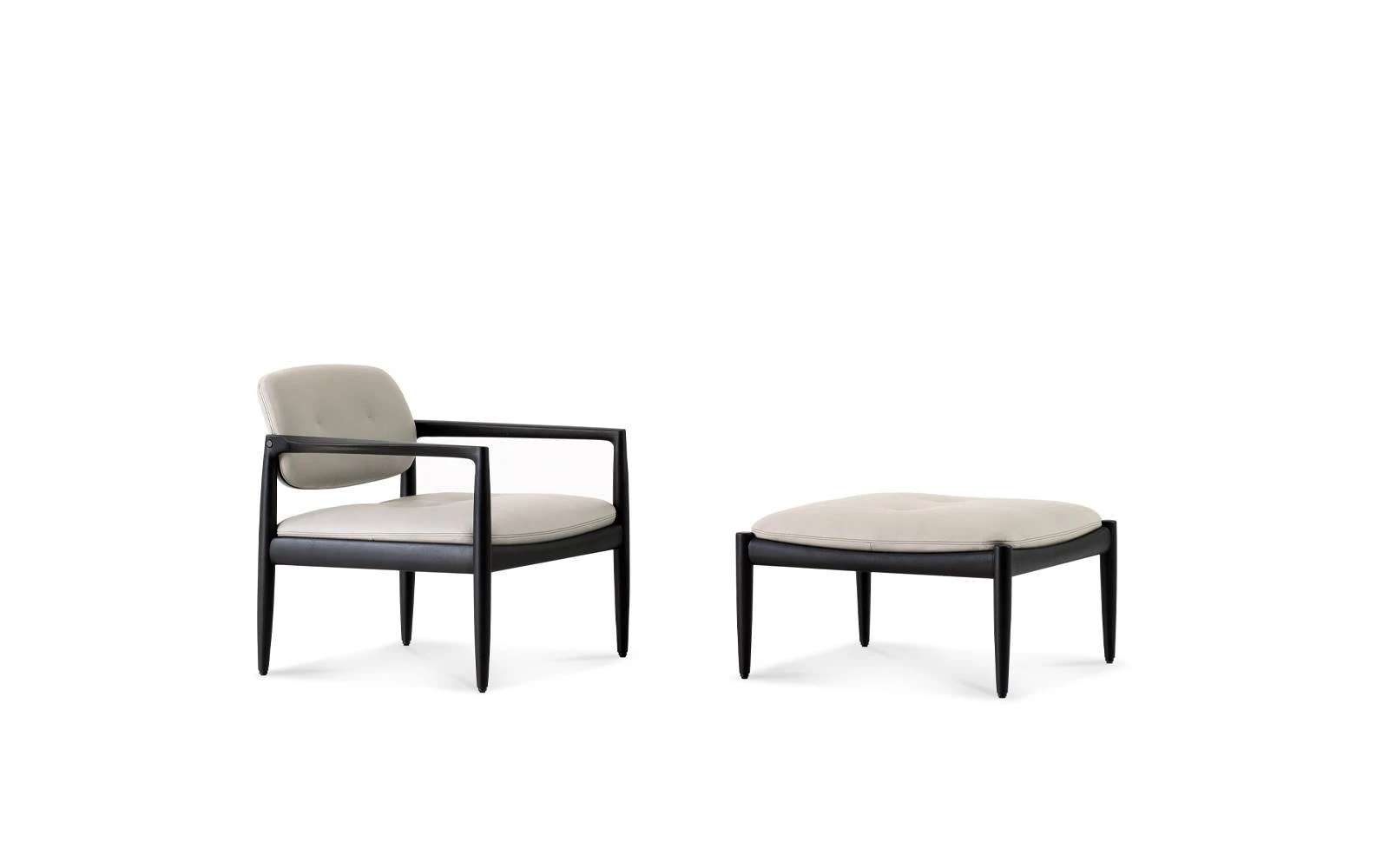 Кресло Yoko — Minotti, кожа, фото 3