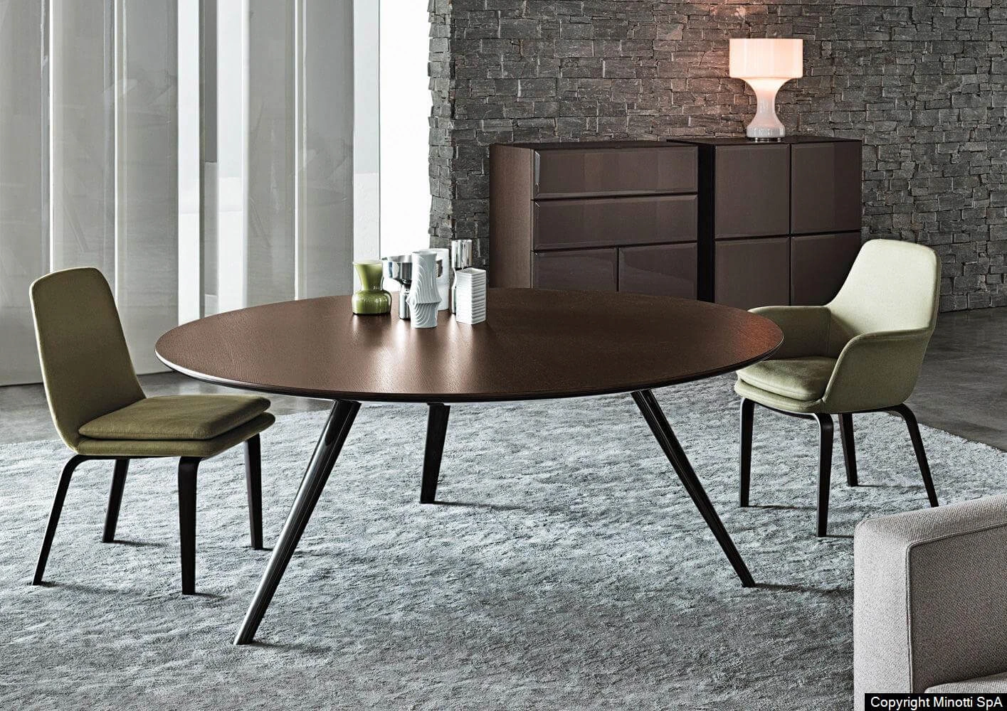 Стул York — Minotti, кожа, фото 3