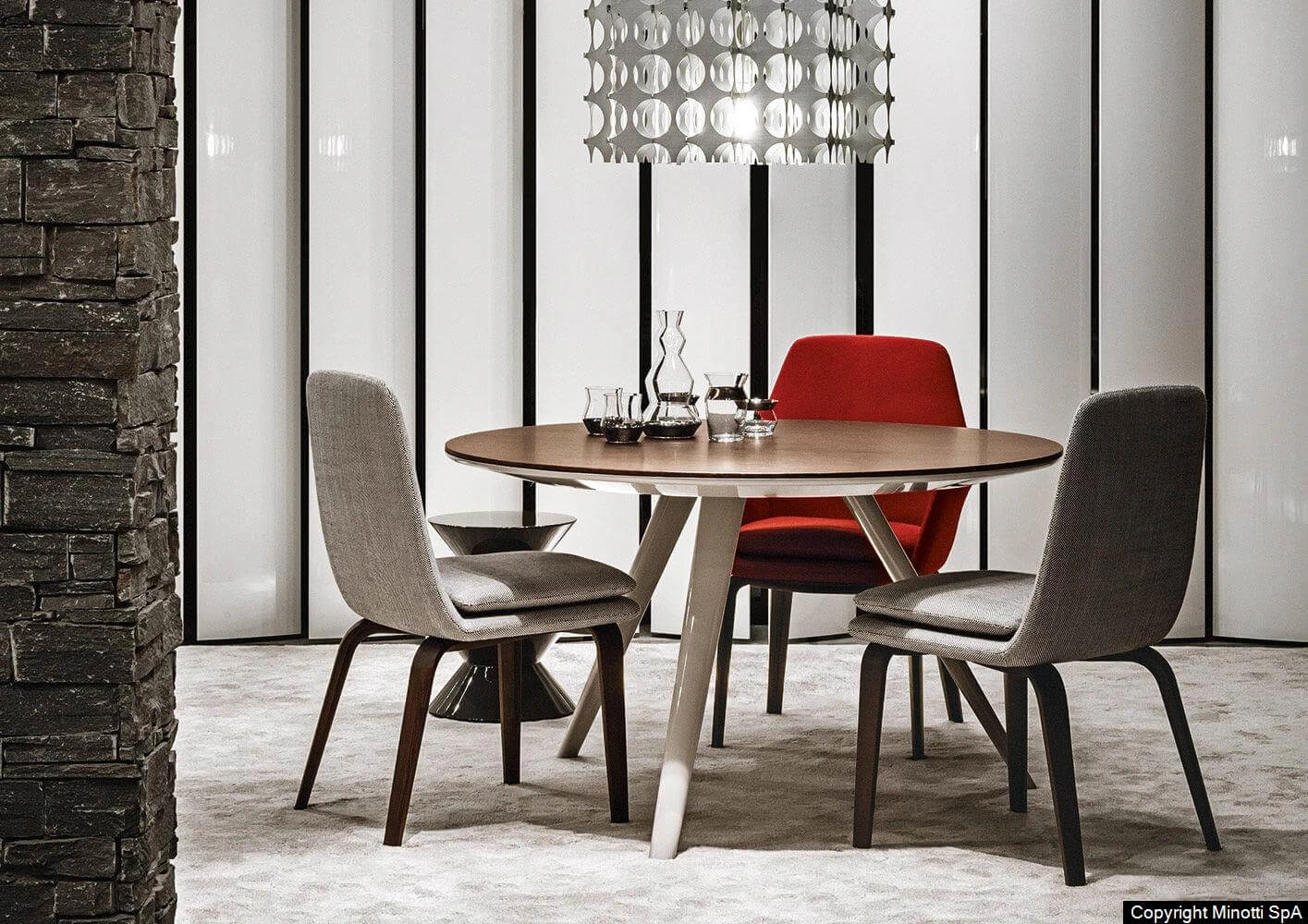 Стул York — Minotti, кожа, фото 5