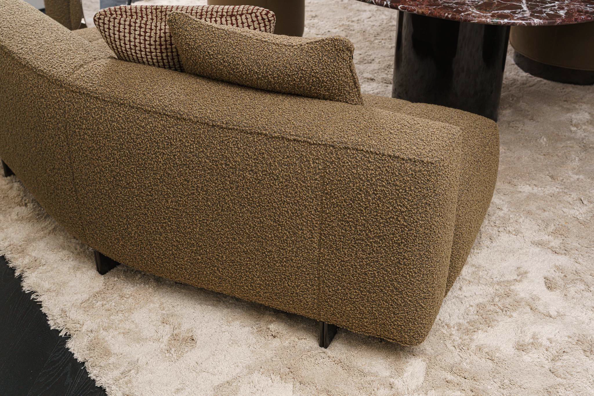 Двухмодульный диван Yves Orion Desert — Minotti, кожа, фото 3
