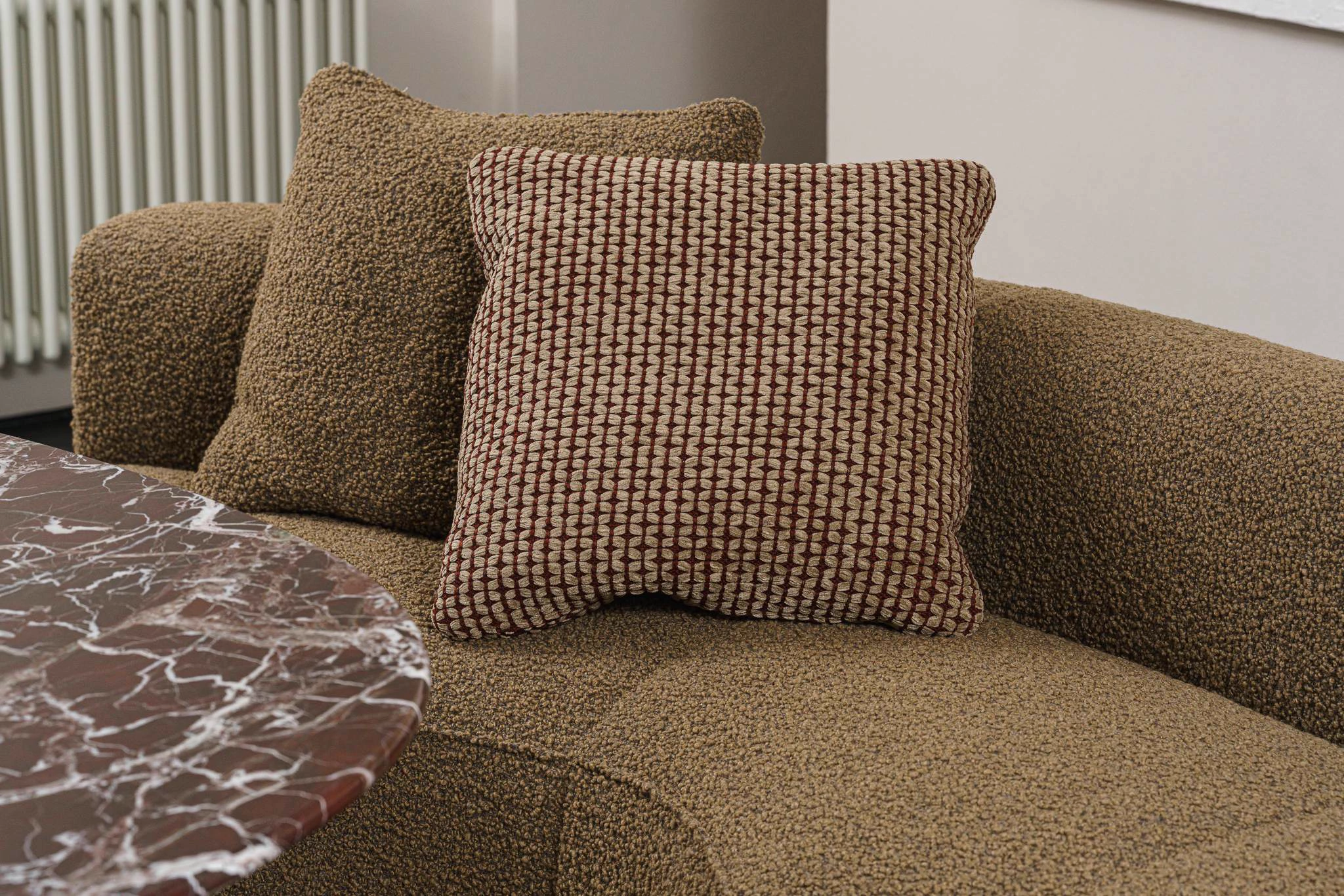 Двухмодульный диван Yves Orion Desert — Minotti, кожа, фото 6