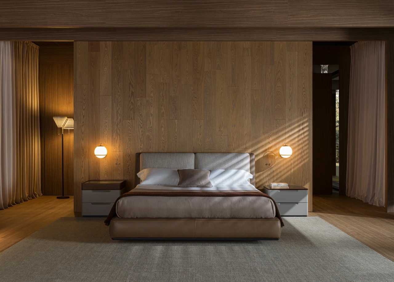 Кровать Aldgate — Molteni & C, кожа, фото 2