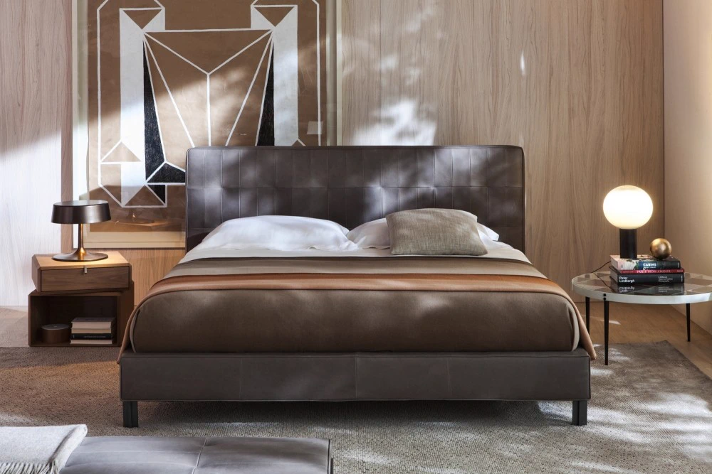 Кровать Anton — Molteni & C, кожа, фото 3