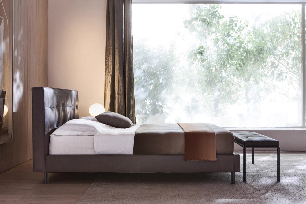 Кровать Anton — Molteni & C, кожа, фото 4